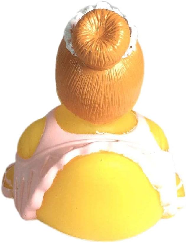 3" Ballet Rubber Duck [Sealed Hole, Float Upright] - Baby Safe Bathtub Bathing Toy