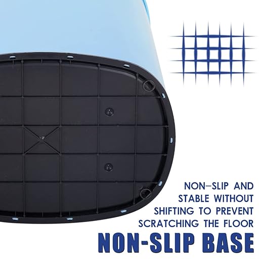 BestOffice Kitchen Trash Can with Lid, 13 Gallon Automatic Garbage Can for Bathroom Bedroom Home Office 50 Liter Touch Free High-Capacity Brushed Stainless Steel Waste Bin