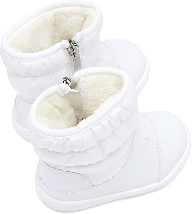 BMCiTYBM Baby Boy Girl Snow Boots Waterproof Winter Warm Booties Nonslip Lightweight Outdoor Shoes for First Walkers 6 9 12 18 24 Months(Infant/Toddler)