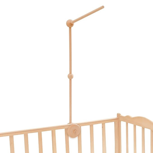 let's make Updated Wooden Mobile Arm for Crib 30 inches-Baby Mobile Hanger for Crib Nursery Mobile Holder 360° Rotatable for Hanging Mobiles Plush Dolls | Gift for Baby Shower & Nursery Decoration