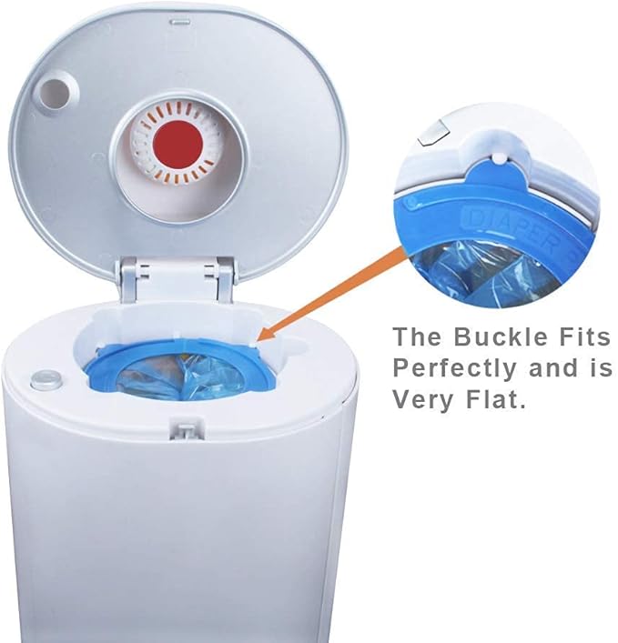 Diaper Pail Refill Bags 34 Bags 1088 Counts Compatible with Arm&Hammer Disposal System, 100% Lock Odor, Seal and Toss Diaper Pail Refills