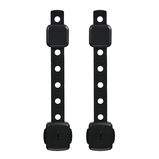 Fursafe&Q Cabinet Locks Baby Proofing, Baby Drawer Safety Locks -Adhesive Child Safety Lock Straps Adjustable Door Latch for Fridge Toilet Oven No Drill Furniture Kitchen Lock