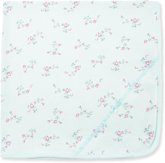 Little Me Blankets for Baby Girls' Floral Spray Swaddling Receiving Blanket