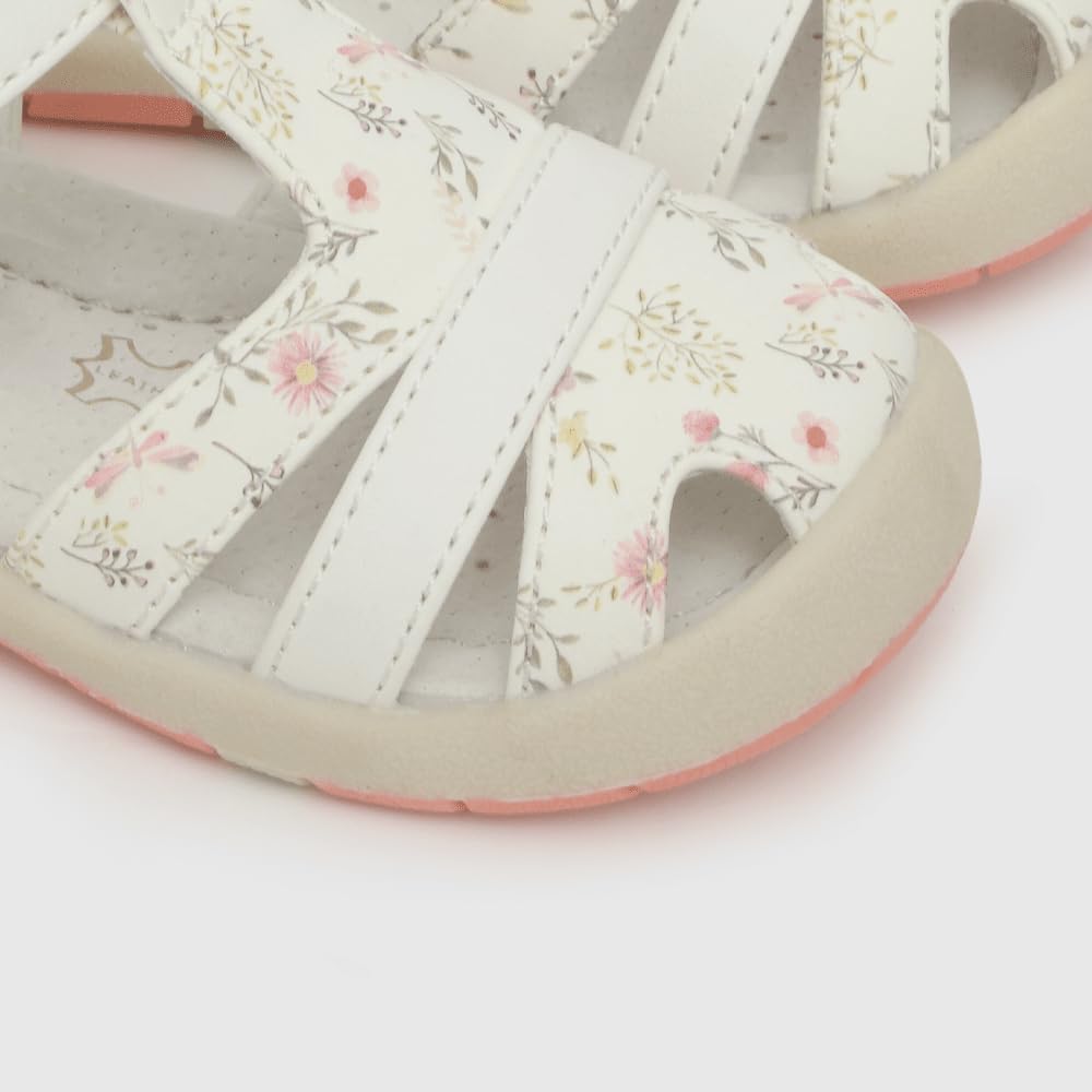 Toddler Girls Fisherman Buckle Sandals - Comfortable Summer Sandals with Closed Toe & Adjustable Strap for Daily Wear & Outdoor Play