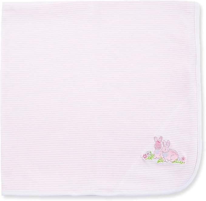 Little Me Blankets for Baby Girls' Blankets for Baby Bunnies Swaddling Receiving Blanket