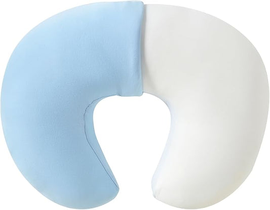Nursing Pillow, Plus Size Breastfeeding Pillow Original Support for Baby Boys Girls Breastfeeding Essentials, with Removable Soft Cotton Cover (Light Blue, Standard (23.62*18.11*5.91 Inches))