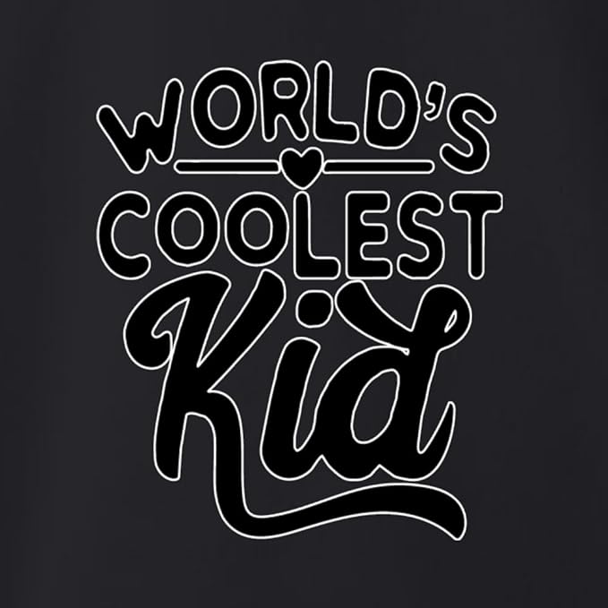 World's Coolest Kid Funny Cute Humor Infant Premium Jersey Baby Bib