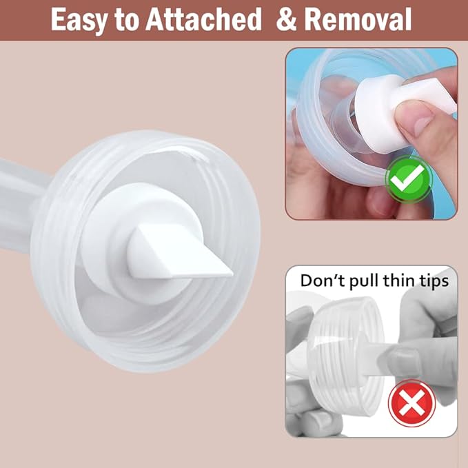 6pcs Duckbill Valves for Spectra S1 Spectra S2 Spectra 9 Plus,Motif Luna, Replacement Duckbill Valves for Spectra Breast Pump, Duckbill Valve Replace for Spectra Duckbill Valves