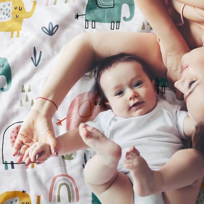 Soarwg Kids Baby Blanket Unisex Newborn, Super Soft Comfy Pink Elephant Blankets, for Toddler Baby Nursery Bed Blankets Stroller Crib Shower Gifts, 30 x 40 Inch