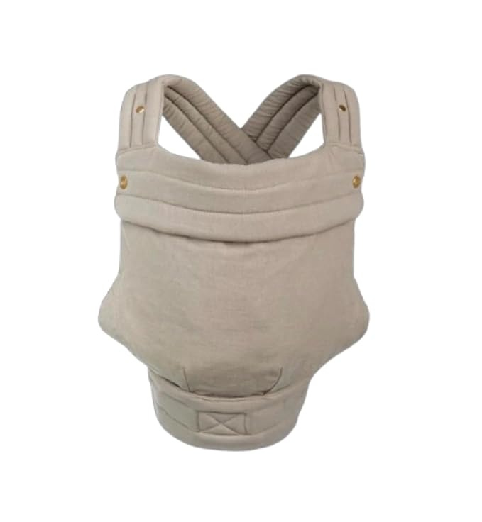 Mabē Monarch Ergonomic Baby Carrier - Premium Cotton Soft Structured Infant Carrier with Hip Healthy Design, 3 Carry Positions for Newborn to Toddler (7-35lbs) (Stone Sage)