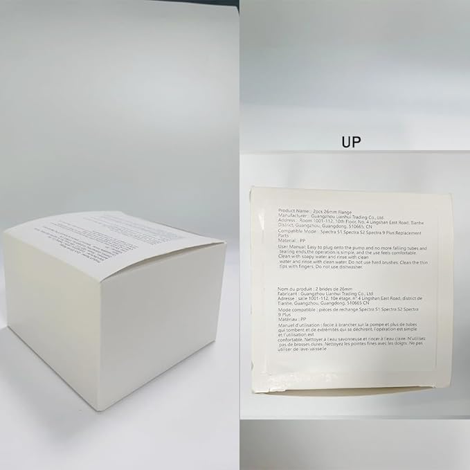 2pcs 26mm Flange Compatible with Spectra S1 S2 9 Plus Synergy Gold Ameda MYA Motif Luna Breast Pump, Replacement to Spectra Pump Parts, Breast Pump Shields 26mm Replace S1 S2 Parts