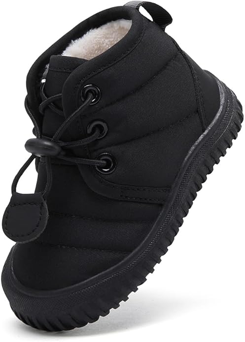 BMCiTYBM Toddler Baby Winter Snow Boots Boy Girl Faux Fur Warm Non Slip First Walking Infant Shoes