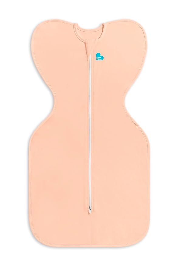 Love to Dream Swaddle UP, Baby Sleep Sack, Self-Soothing Swaddles for Newborns, Improves Sleep, Snug Fit Helps Calm Startle Reflex, Newborn Essentials for Baby, Small 8-13lbs, Coral