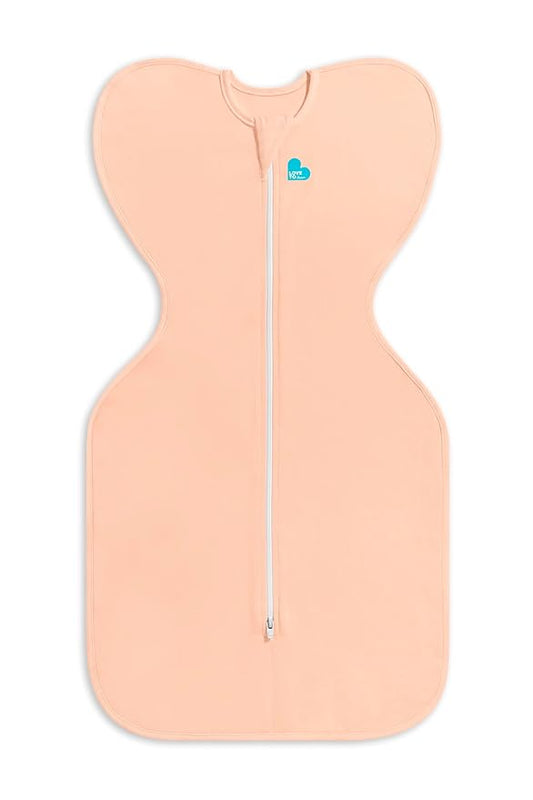 Love to Dream Swaddle UP, Baby Sleep Sack, Self-Soothing Swaddles for Newborns, Get Longer Sleep, Snug Fit Helps Calm Startle Reflex, New Born Essentials for Baby, 1.0 TOG, 5-8.5 lbs, Coral