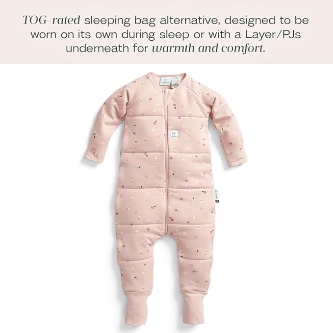 ergoPouch 2.5 TOG Sleeping For Baby Girl and Boy - Our Baby Sleeping Provide Ultimate Comfort - Easy Diaper Changes (2-3 Years, Daisies)