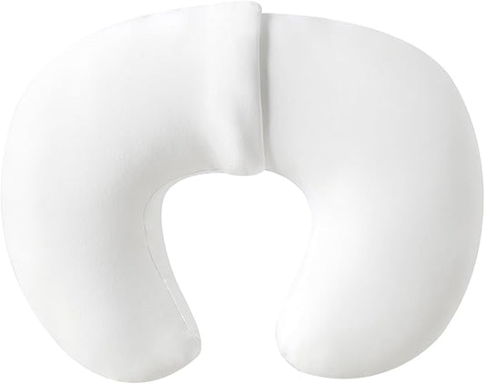 Nursing Pillow, Plus Size Breastfeeding Pillow Original Support for Baby Boys Girls Breastfeeding Essentials, with Removable Soft Cotton Cover (White, Standard (23.62 * 18.11 * 5.91 Inches))