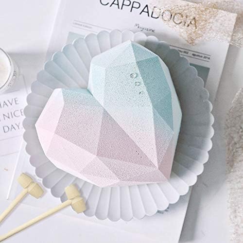 50 Pcs Mini Wooden Hammers for Chocolate, Small Wood Toy Mallets for Kids