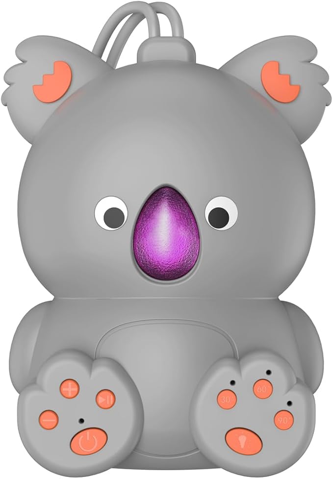 Baby Sound Machine & Bluetooth Speaker | White Noise Machine for Infants with Non-Looping Soothing Sounds, Portable Sleeping Music with Timer for Nursery, Travel & Home