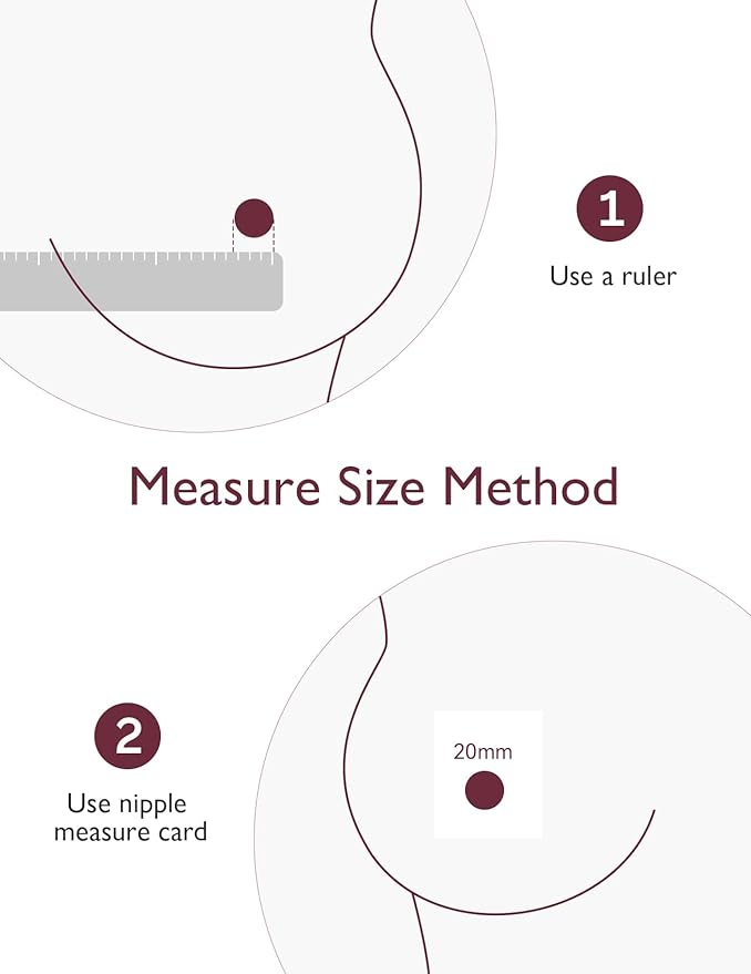 Momcozy Flange Insert 19mm Compatible with 24mm Flange/Shield of Most Pumps, Insert for Breast Pump Replacement Accessories, 4PCS 19mm