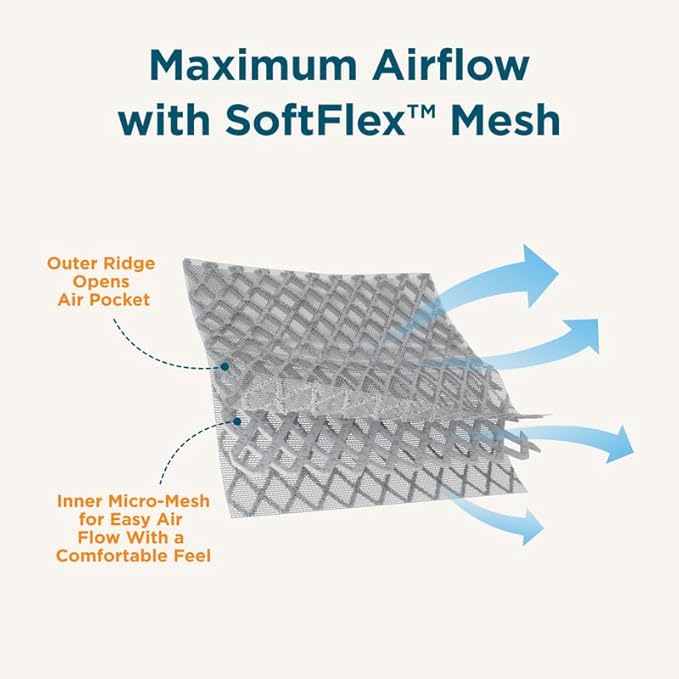 Ergobaby Alta 2-in1 Hip Seat and Carrier - All-Position Breathable Mesh Baby Carrier for 4 Months to 48 Months (12lbs - 45lbs) - SoftFlex™ Mesh - Camel Brown