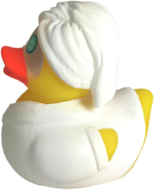 3" Facial Rubber Duck [Floats Upright] - Baby Safe Bathtub Bathing Toy