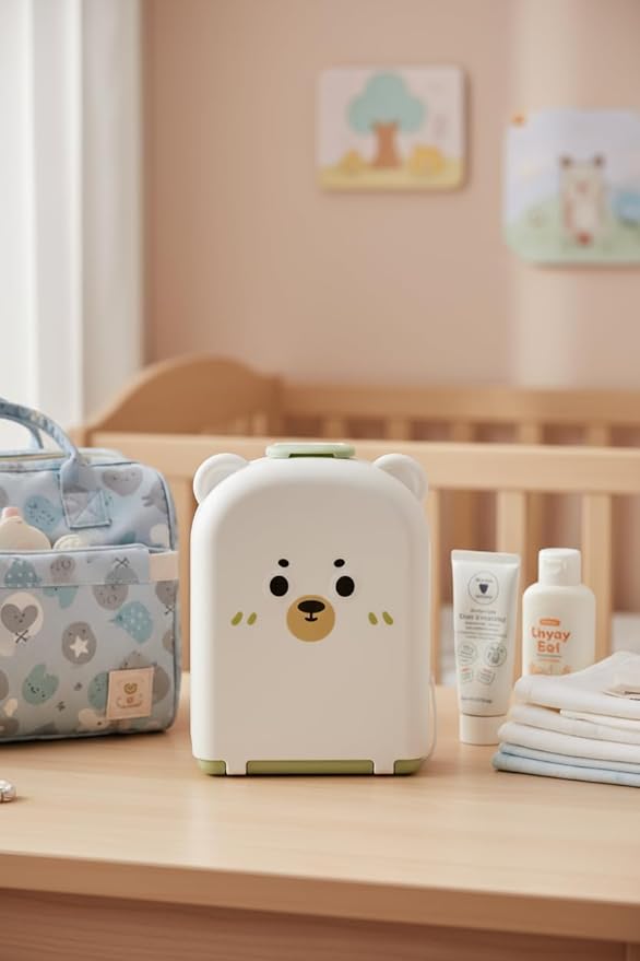 Travel Baby Bottle Cleaning Kit, Including Pacifier Cleaner and Straw Brush, Detachable Head for Easy Cleaning, Baby Travel Essential