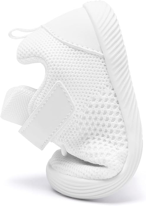 MORENDL Toddler Sneakers Baby Boys & Girls Barefoot Shoes Lightweight Breathable Walking Running Tennis Athletic Sport Shoes