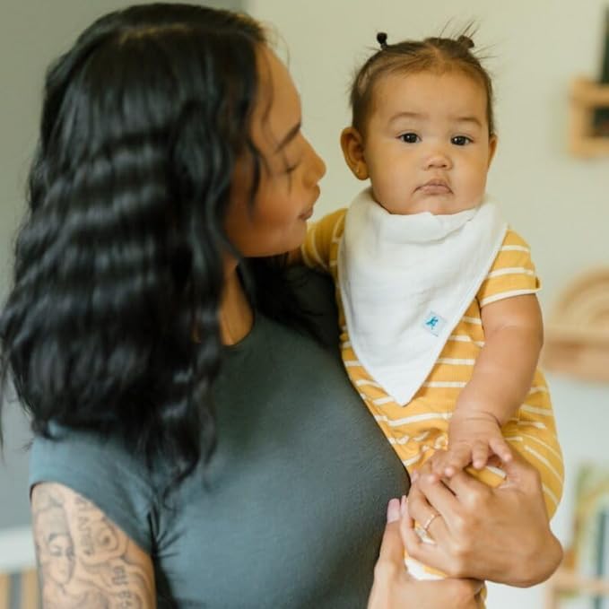 Little Unicorn Cotton Muslin with Fleece Bandana Bib