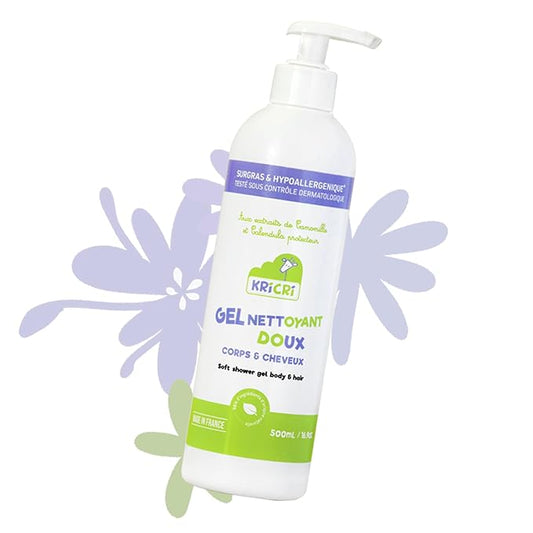 2-in-1 Hypoallergenic Body Wash & Shampoo for Children's Fragile Skin & Hair, 16.9 fl.oz (500ml)