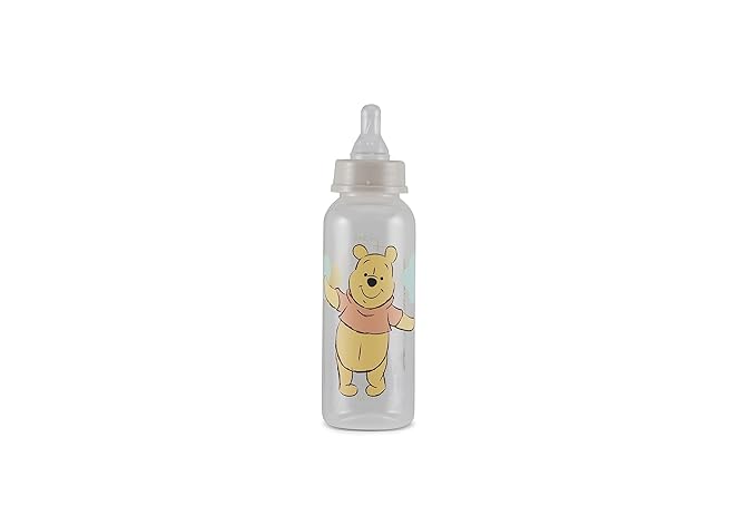 Baby Bottles 9 oz for Boys and Girls| 3 Pack of Disney Winnie The Pooh Pose Infant Bottles for Newborns and All Babies | BPA-Free Plastic Baby Bottle for Baby Shower