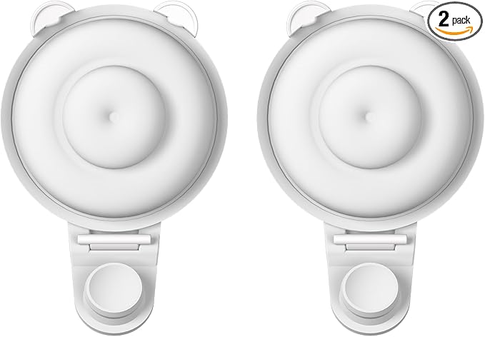 2PC Double-Layed Diaphragm Replacement Accessories for Momcozy Upgraded Mobile Flow M9 Breast Pump,Diaphragm Same As OEM, Replace for Momcozy Upgraded M9 Diaphragm, Not Original Parts, Gray