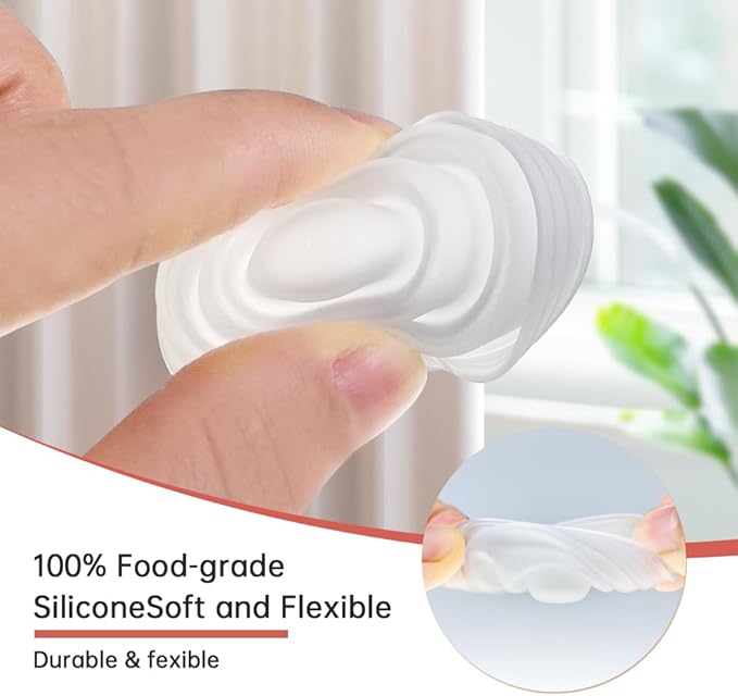 8Pcs Duckbill Valves and 4Pcs Silicone Diaphragm Compatible with Momcozy M5, Replacement M5 Pump Parts Accessories Made by Tbuymax, Not Original Momcozy Pump Parts