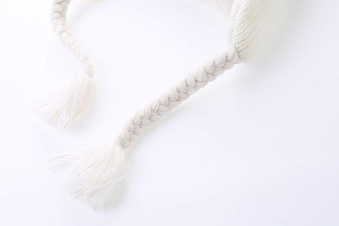 Moon Kitty Girls Knit Hats Winter Fleece Lining Skiing Winter Caps with Warm Ear Flap