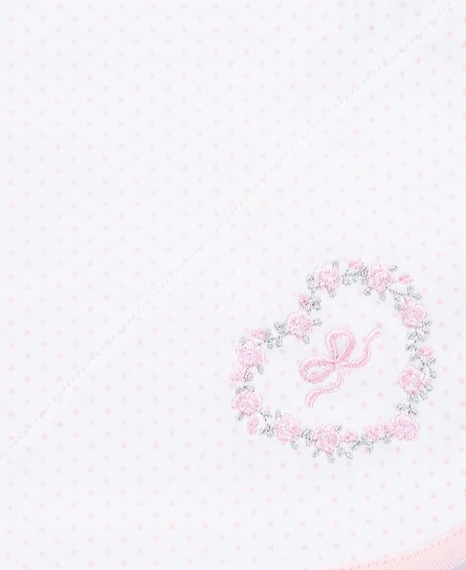 Little Me Blankets for Baby Girls' Thank Heaven for Little Girl's Swaddling Receiving Blanket