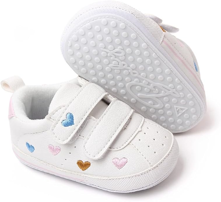 LONSOEN Baby Girls Boys Loafers Prewalker Dress Crib Shoes