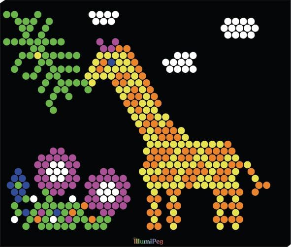Wildlife Refill templates for Basic Fun Super Bright HD Lite Brite Toy (10 Sheets, HD Only)