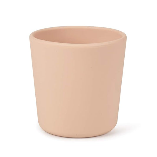 Silicone Toddler Cup 5 oz, First Open Cup for Toddlers 1-3 years old, Unbreakable, Non-Smell, Anti-Slip, Dishwasher Safe (Orange)