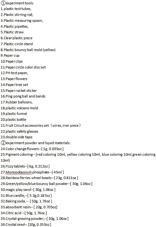 UNGLINGA 210 Experiments Science Kit for Kids, Boys Girls Birthday Toys Gifts Idea, Chemistry Set, Volcano, S.T.E.M Science Educational Project