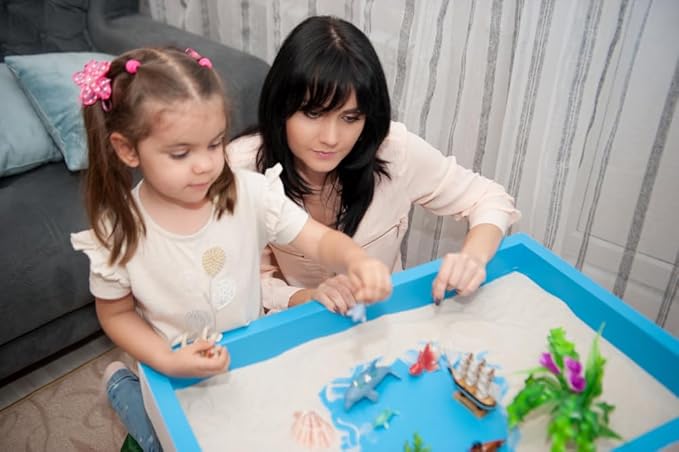 Sandtastik Therapy Sand, 10 lb | Premium Safe & Non-Toxic for Sandboxes Sand Trays Sensory Tables, No Dust, No Free Silica