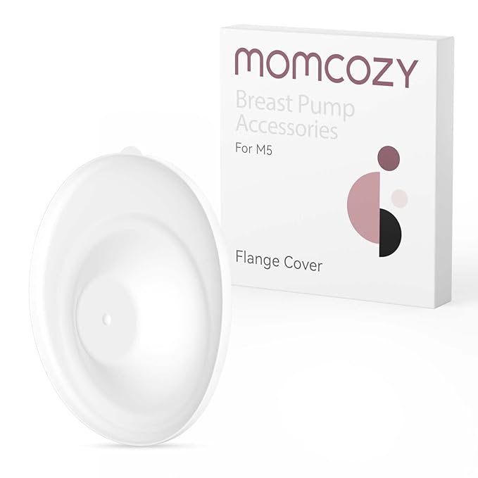 Momcozy Flange Cover Only Compatible with Momcozy M5, NOT for Others. Dust-Proof Flange Cover Original M5 Breast Pump Replacement Accessories, 1 Pack