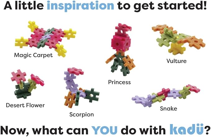 KADU Forest 80 Piece Set - STEM/STEAM Building + Construction Toy, for Open + Imaginative Play