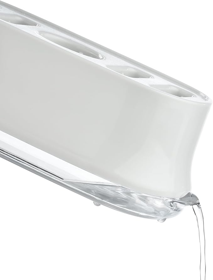 ALINK 5 Pack Water Bottle Brush Cleaning Set with Holder, Bottle Cleaner with Stand, Straw Nipple Lid Brush for Stanley Tumblers, Drinking Glass, Baby Bottles, Jugs - Gray