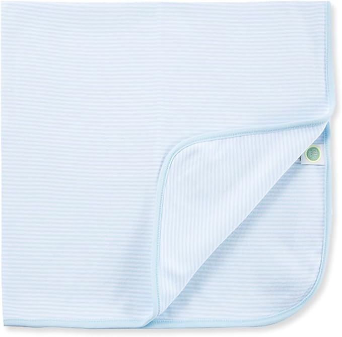Little Me Blankets for Baby Boys' Thank Heaven for Little Boys' Swaddling Receiving Blanket