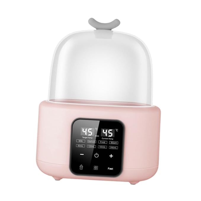 DYNWAVE Baby Bottles Warmer Bottle Sterilizer and Dryer Auto Resin Preheater Resin Supplies Milk Bottle Heater for Car Indoor Outdoor, Pink