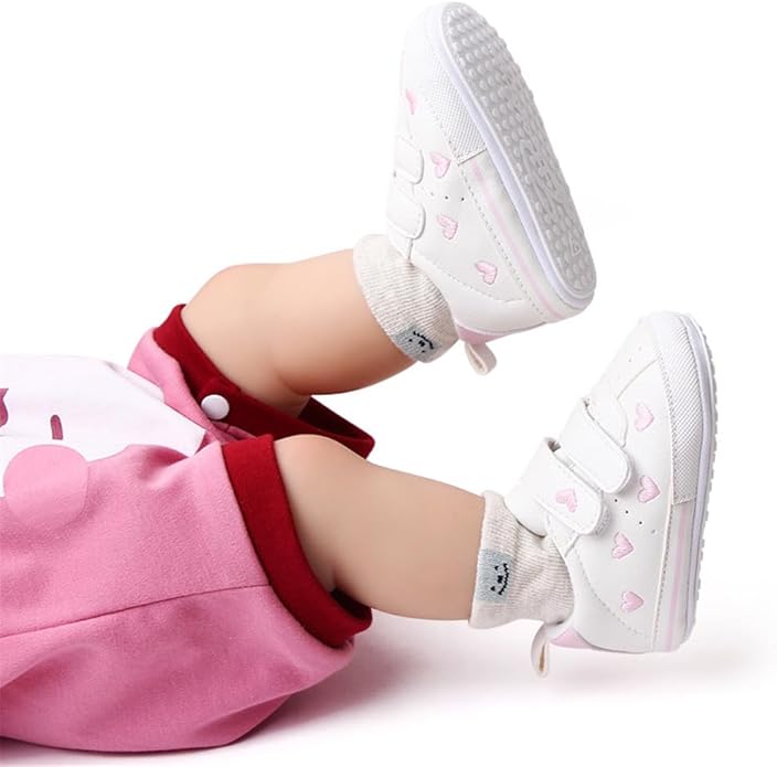 LONSOEN Baby Girls Boys Loafers Prewalker Dress Crib Shoes