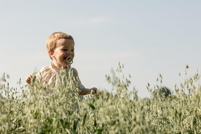 BIBS Pacifiers Colour Collection | Natural Rubber Baby Pacifier | Set of 2 BPA-Free Soothers | Made in Denmark | 18+ Months (Pack of 2) | Blush/Ivory