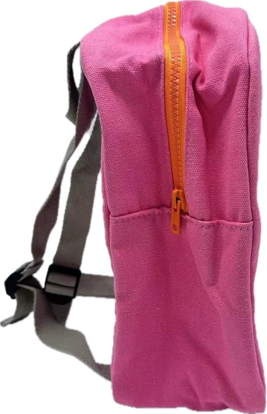 Hip Baby Wrap - Adventure-Ready Backpack for Toddlers - Cotton - Wipeable Fabric Lining and Large YKK Zipper - Perfect for Little Explorers, Comfortable & Stylish Design - Pink