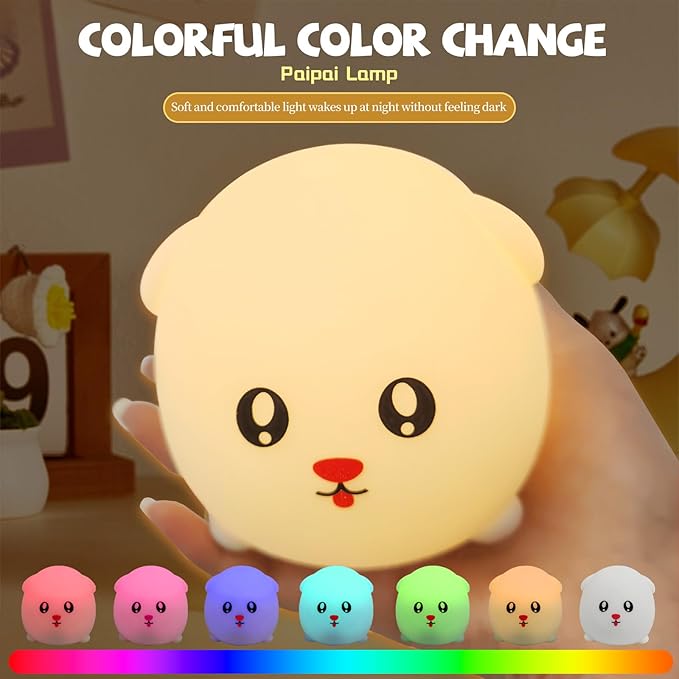 Ambient Lighting for Indoor/Outdoor, Camping Lantern Rechargeable, 7 Colour Portable Lamp for Home Party, Top Control