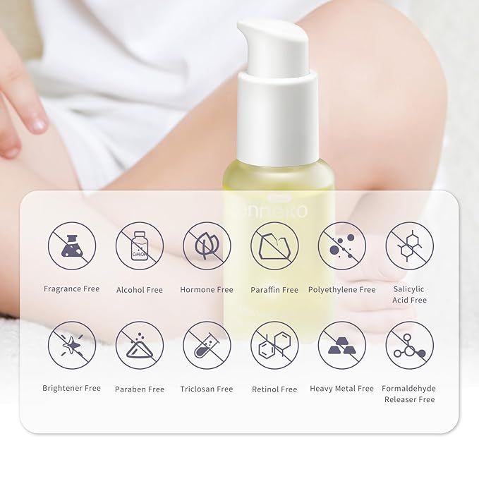NENNEKO Baby Oil – Organic Unscented Baby Massage Oil for Newborns, Enriched with Mineral & Sunflower Oil – Gentle Moisturizer & Soothing Care – Coconut Oil for Soft, Hydrated Baby Skin
