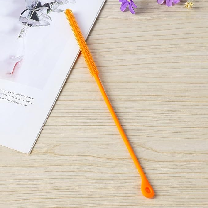 Silicone Straw Cleaner Brush,Water Bottle Cleaning Kit, Brush and Straw Cleaner for Owala Tumbler 16/oz/24oz/32oz/40oz,with 2 Straw Cleaner Brush and Cup Lid Cleaning Brush